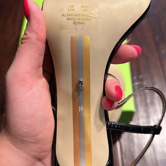 NWT Sam Edelman Doran Pumps Heel Stiletto Black 10 - Picture 5 of 9